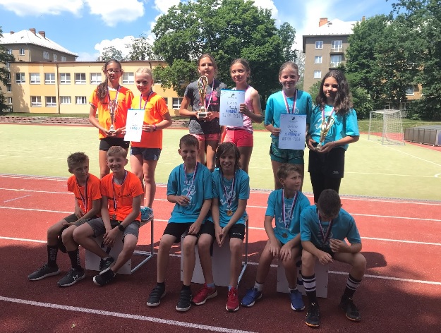 Atletický trojboj – Naši páťáci vybojovali stříbro a krajský přebor mají v kapse!