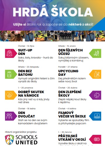 Zapojujeme se do projektu Hrdá škola
