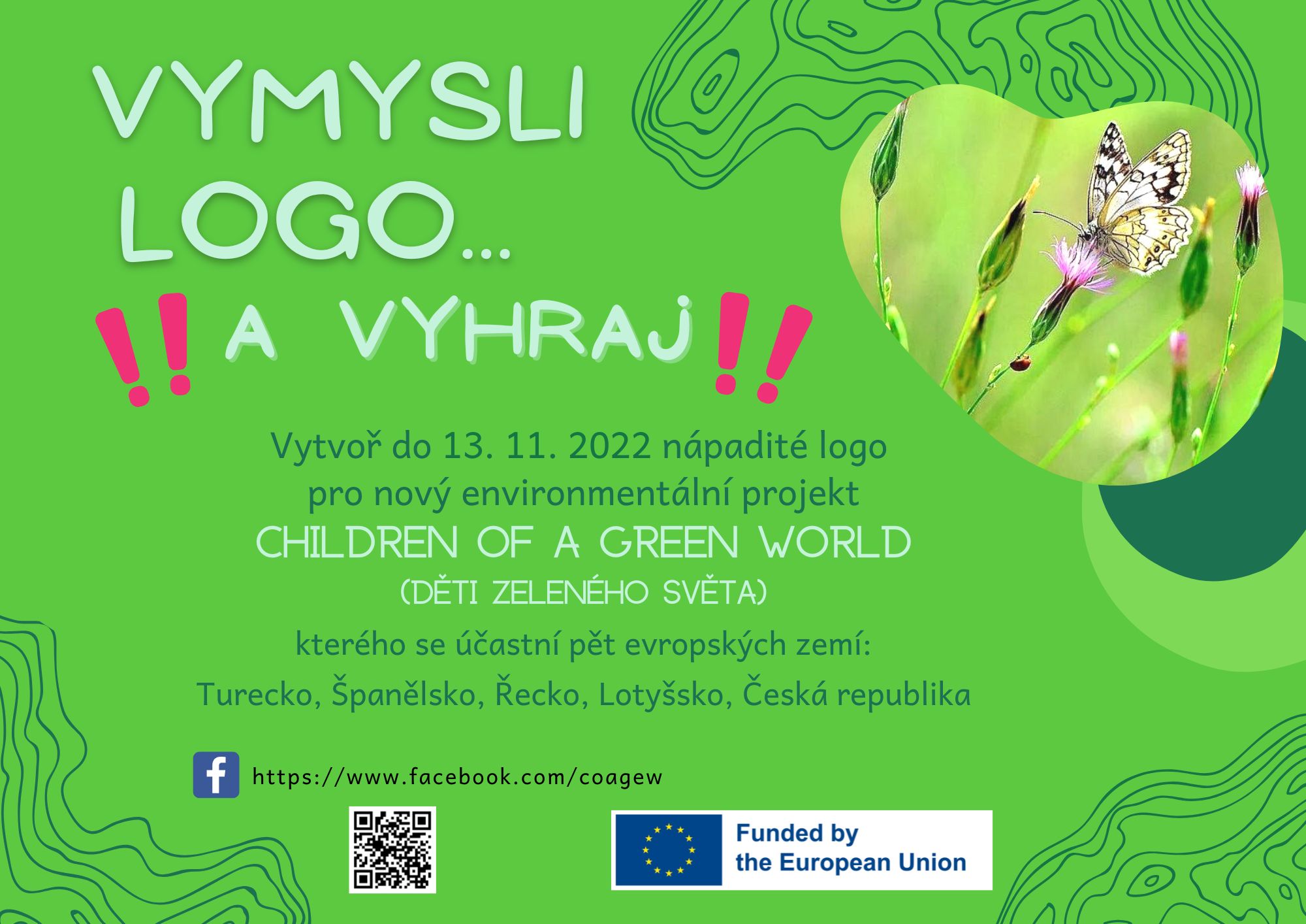 Žáci mohou vytvořit logo mezinárodního projektu