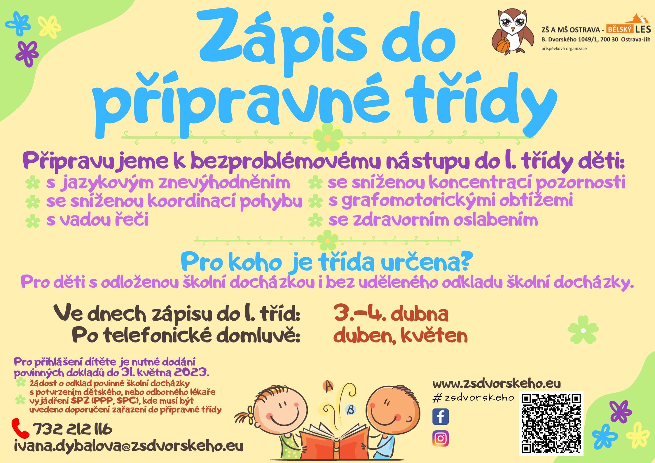 Zápis do přípravné třídy