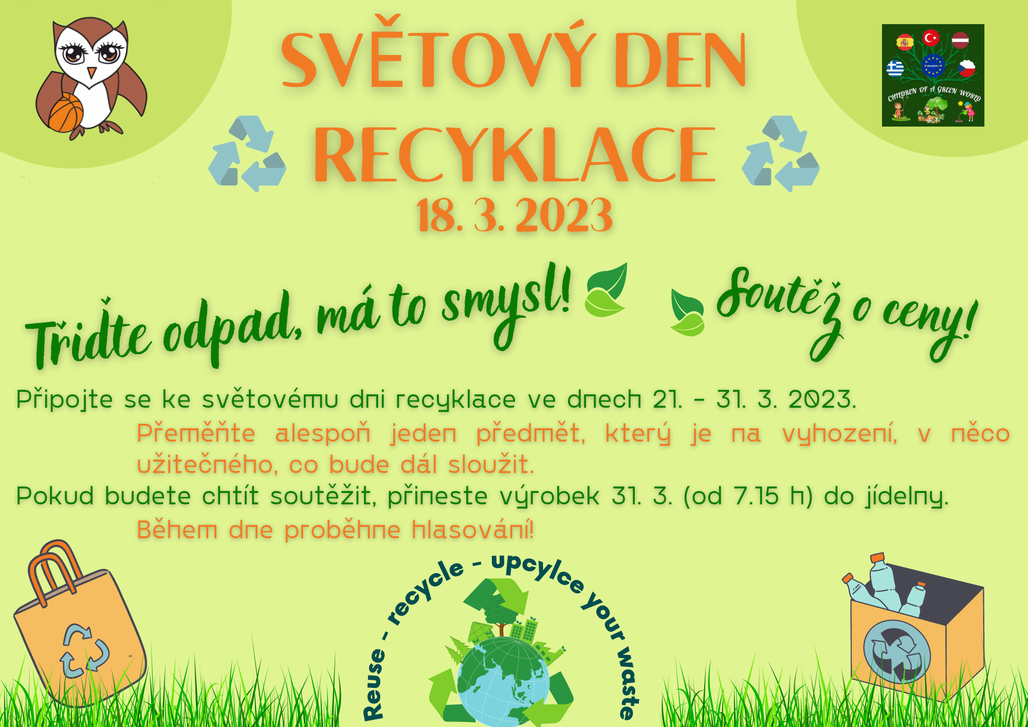 Projektový týden ke Světovému dni recyklace