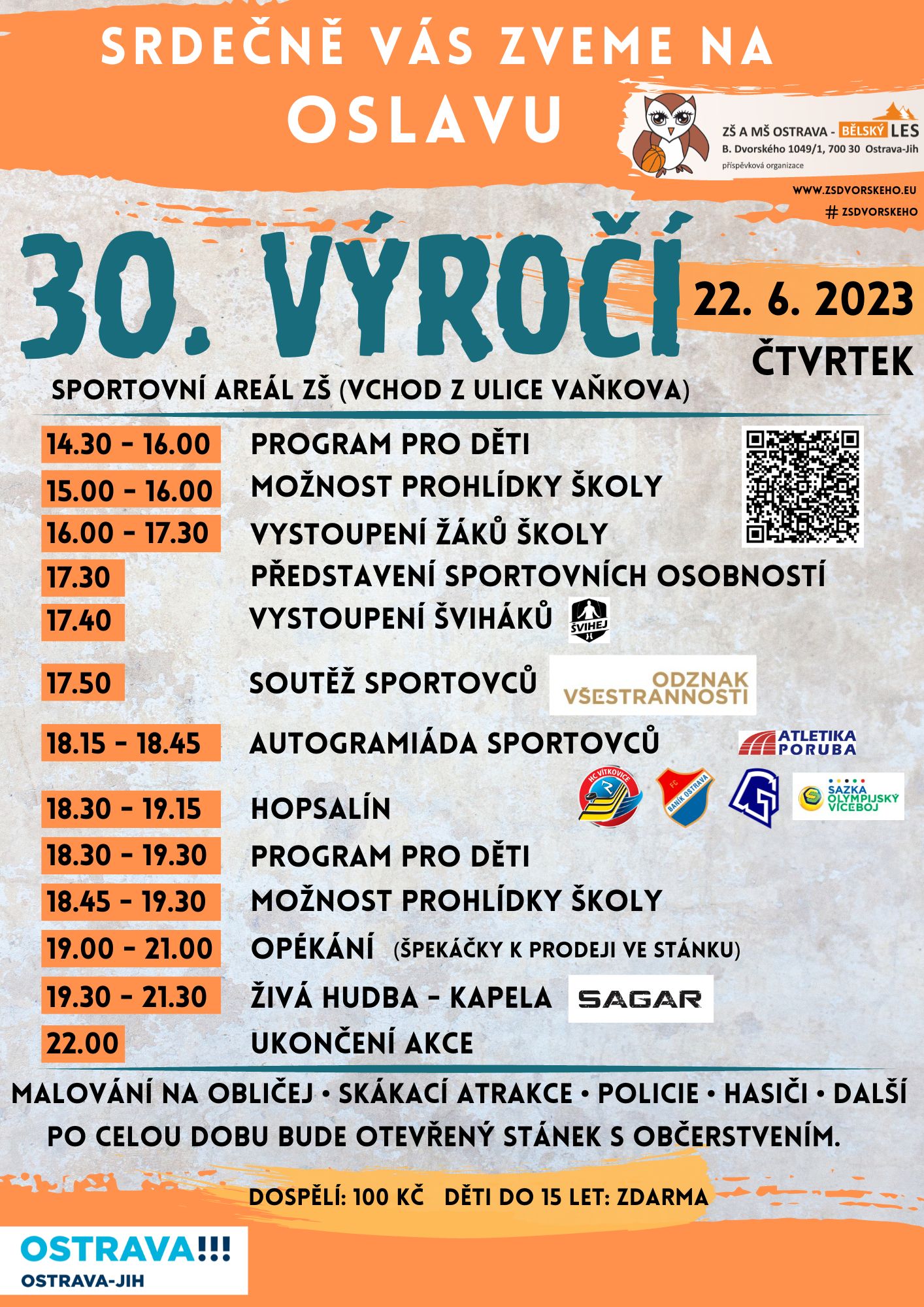 Čekají nás velkolepé oslavy 30. výročí školy!