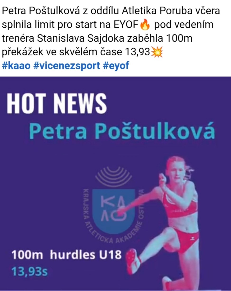 Představujeme vám hosty 30. výročí. Číslo 4: Petra Poštulková