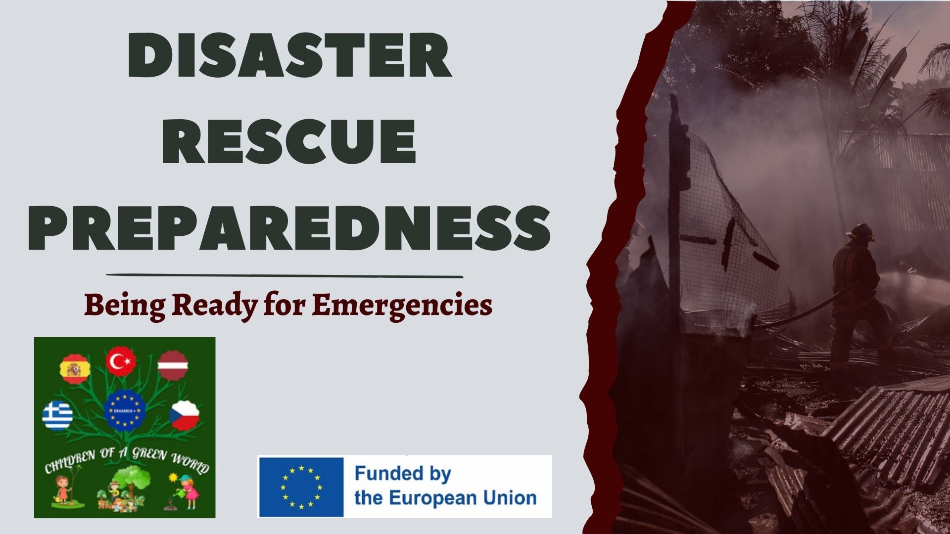 Erasmus+ online setkání: Jak být připraven na katastrofy?