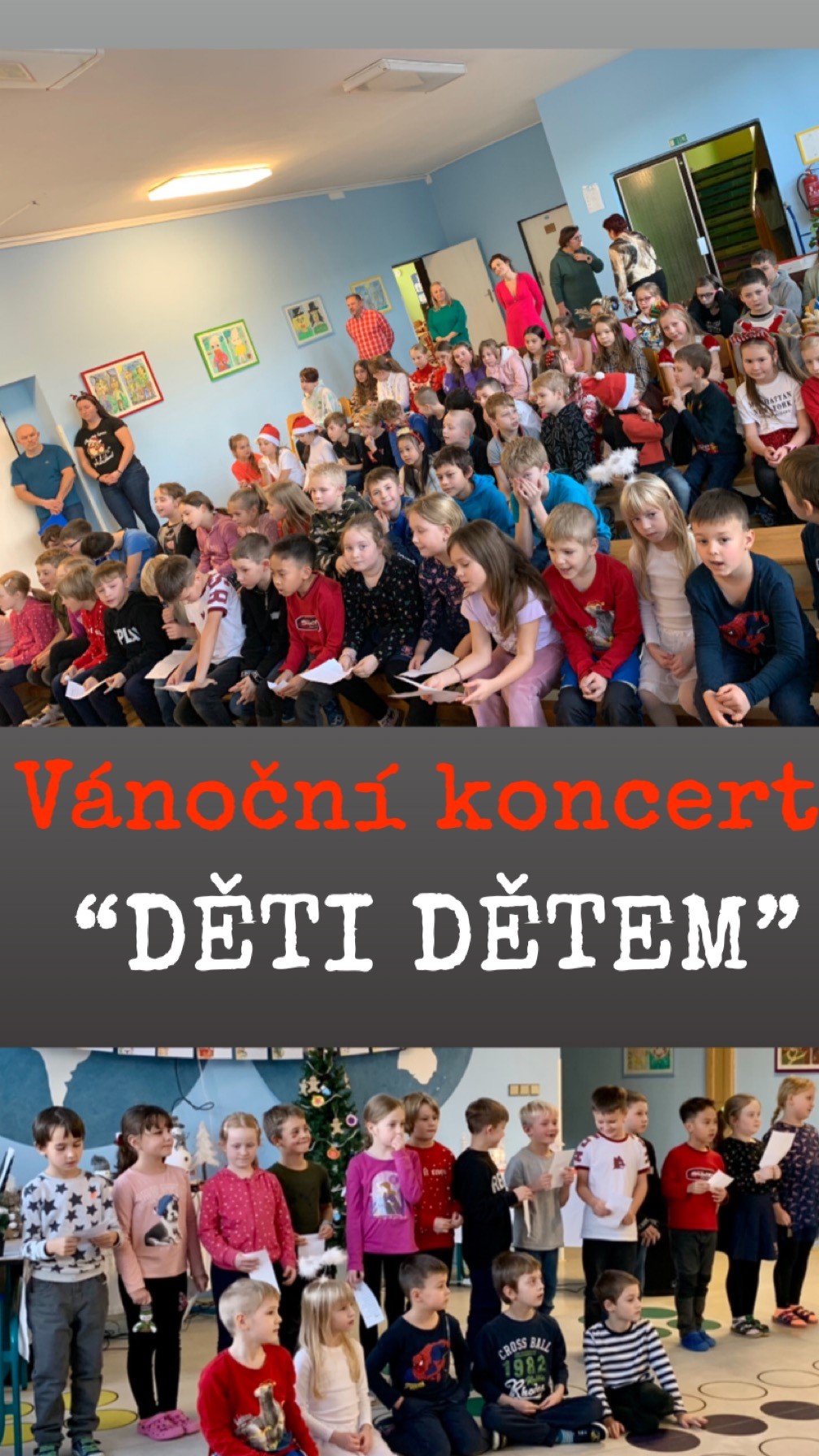 Vánoční koncert ve školní družině