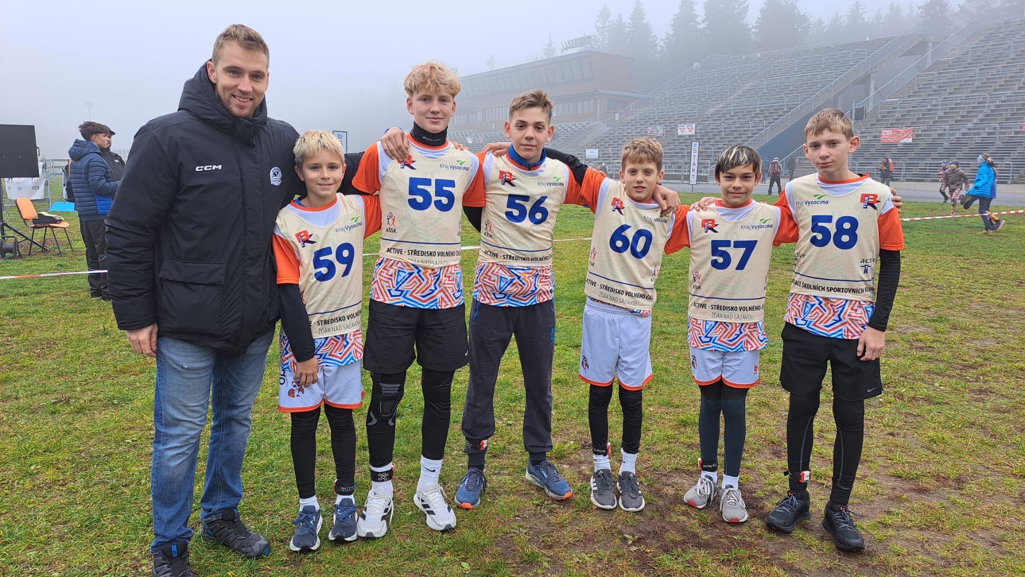 Naši chlapci byli čtvrtí v republikovém finále v přespolním běhu!
