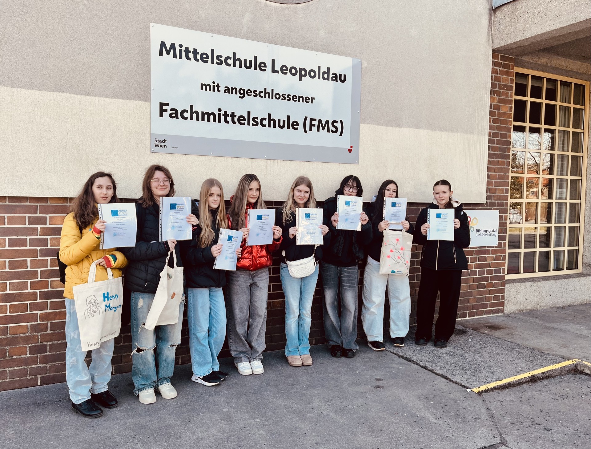 Erasmus+ ve Vídni: naši žáci poznávali rakouskou školu i kulturu