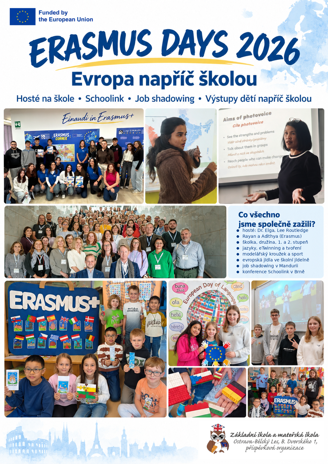 Erasmus Days 2026: Evropa napříč naší školou!